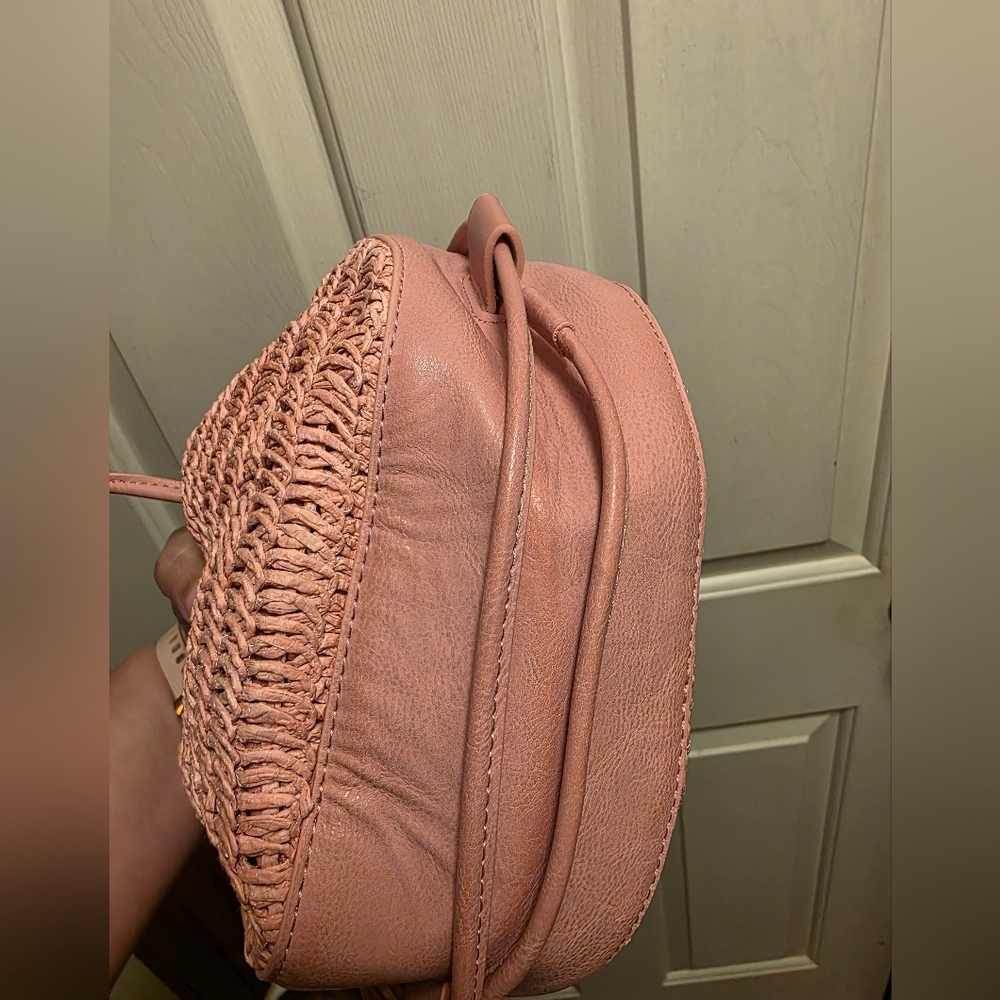 Free People Cabana Crossbody Bag In Vintage Pink New Without Tags - Picture 8 of 11